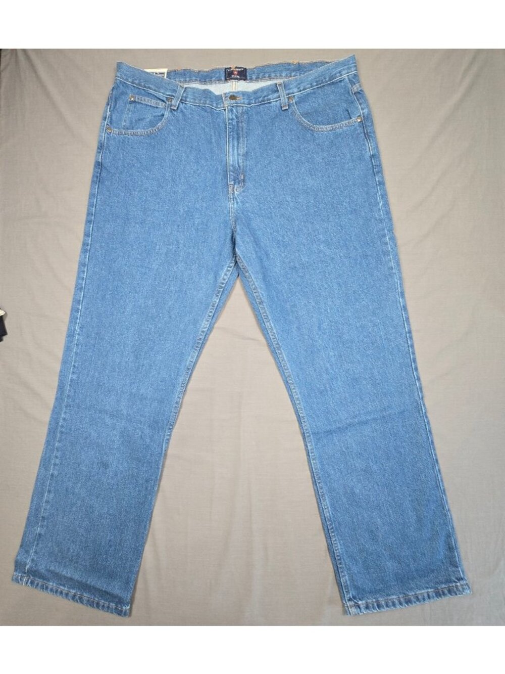 Saddlebred Mens 44W x 34L Big & Tall Classic Cowboy Denim Jeans Straight Leg